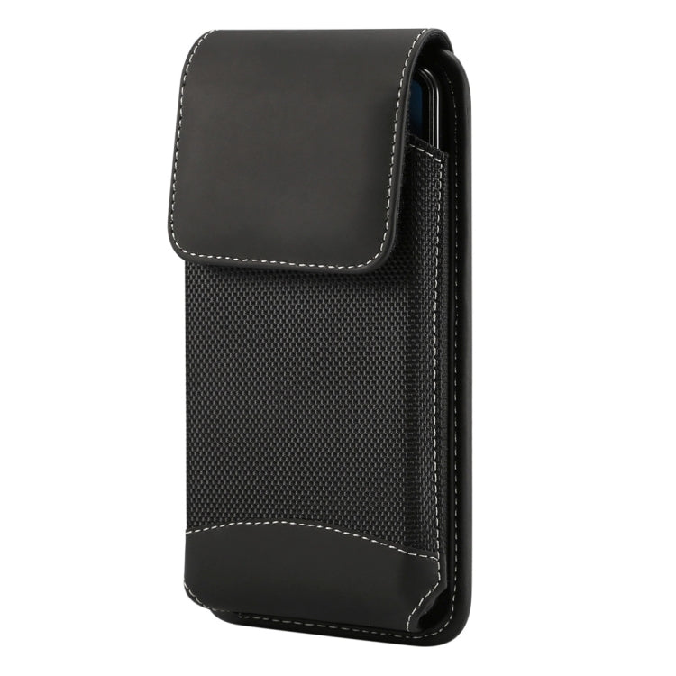 5. 5 inch Phones Universal Hanging Waist Oxford Cloth Case Bag with Carabiner, 5. 5 inch