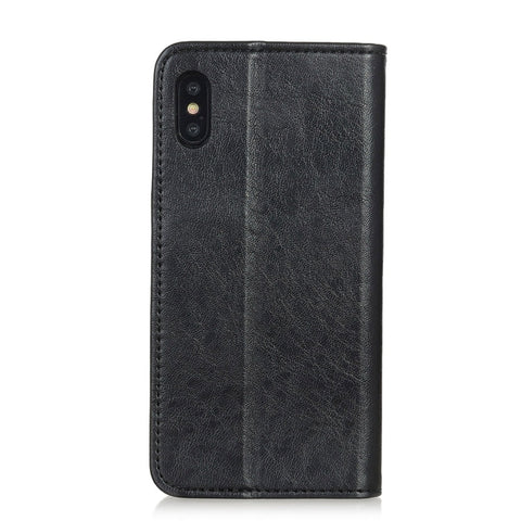 For iPhone XR Magnetic Retro Crazy Horse Texture Horizontal Flip Leather Case with Holder & Card Slots & Wallet, iPhone XR