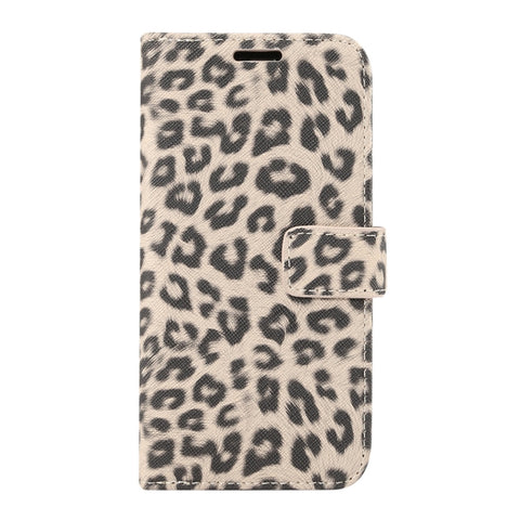 For iPhone XS Leopard Pattern Horizontal Flip Leather Case with Holder & Card Slots, For XS