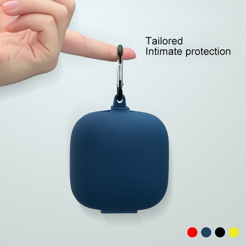 Solid Color Silicone Wireless Bluetooth Earphone Protective Case for Beats Powerbeats Pro, Mint Green, Purple, Red, Wine Red, Black, Yellow, Dark Blue, Pink, Gray Blue, Grass Green, Grey, Light Purple
