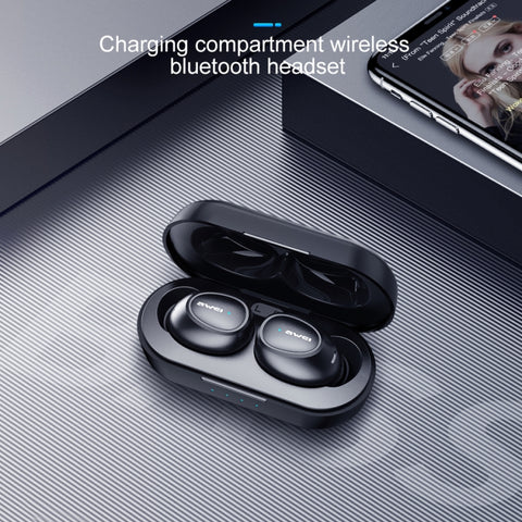 awei T6 TWS Bluetooth V5.0 Ture Wireless Sports Headset with Charging Case