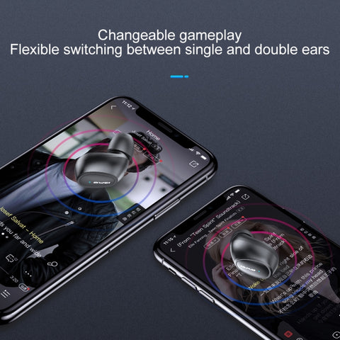 awei T6 TWS Bluetooth V5.0 Ture Wireless Sports Headset with Charging Case