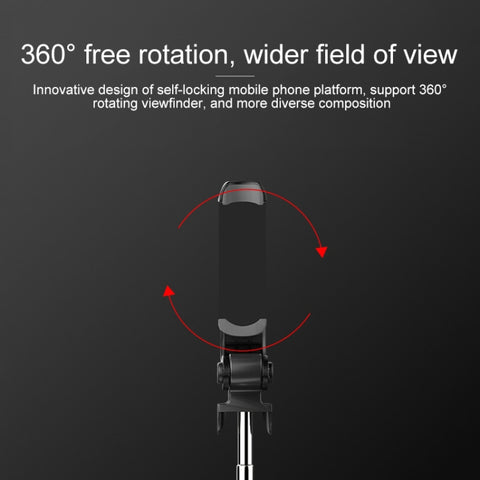 XT-09 Multi-function Live Broadcast Mobile Bluetooth Self-timer Pole Tripod