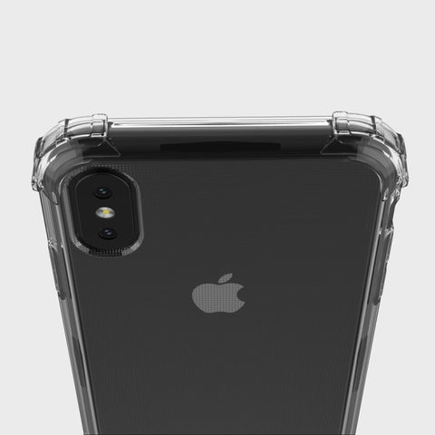 For iPhone X / XS Shockproof Transparent TPU Soft Case