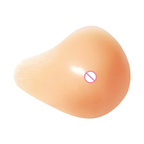 AS2 Spiral Shape Postoperative Rehabilitation Fake Breasts Silicone Breast Pad Nipple Cover 230g/Right, 230g/Right