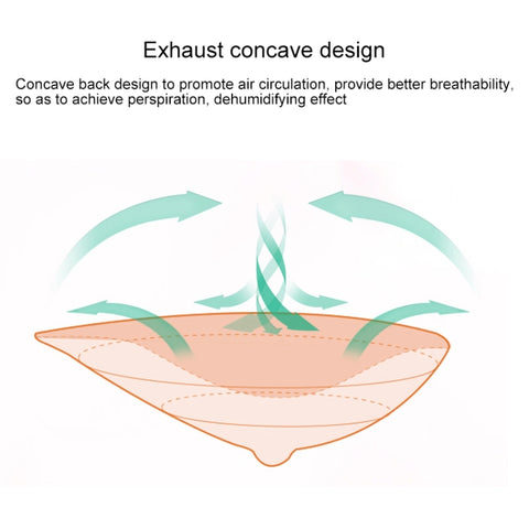 AS3 Spiral Shape Postoperative Rehabilitation Fake Breasts Silicone Breast Pad Nipple Cover 260g/Left, 260g/Left