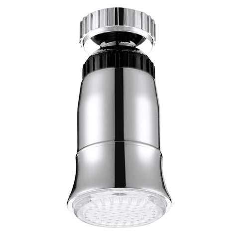 SDF2-B5 1 LED Temperature Sensor RGB LED Faucet Light Water Glow Shower, Size: 78 x 30mm, Interface: 22mm (Silver), SDF2-B5