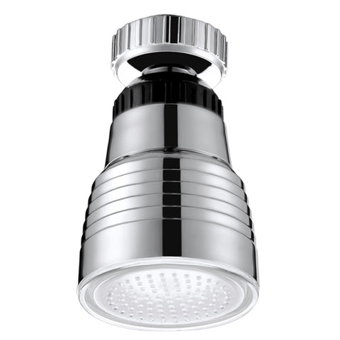 SDF-B10 1 LED ABS Temperature Sensor RGB LED Faucet Light Water Glow Shower, Size: 58 x 38mm, Interface: 22mm (Silver), SDF-B10