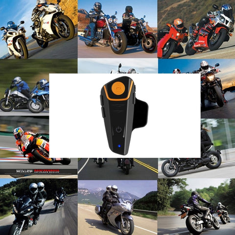 BT-S2 Single 2.4GHz Bluetooth V3.0 Interphone Headsets for Motorcycle Helmet, Auto Answering, Support FM, Intercom Distance up to 1000m, BT-S2 Single