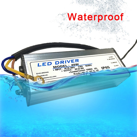 120W LED Driver Adapter AC 85-265V to DC 24-38V IP65 Waterproof, 120W
