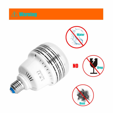 MANTOO PGL35 35W 120V 5500K 3900LM LED Light Bulb for Photography Lighting, 120V 3900LM