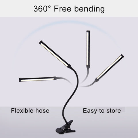 LED Desk Lamp 8W Folding Adjustable USB Charging Eye Protection Table Lamp, USB Charge Version, USB Charge Version(Black), USB Charge Version(White)