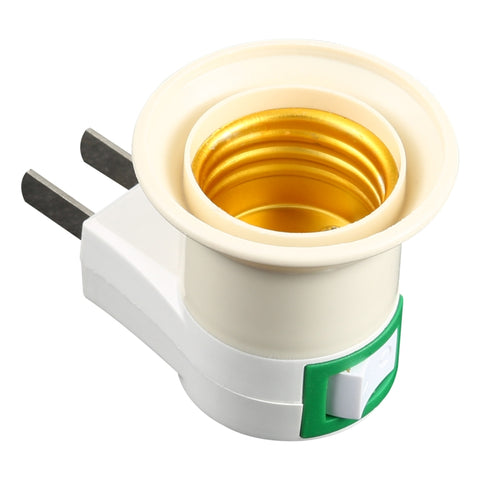 E27 Socket Type Light Holder Base Lamp Holder Converter with Switch, US Plug / AU Plug, US Plug / AU Plug