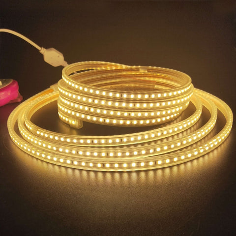 10m SMD 2835 1200 LEDs Strip Light, AC 220V-240V, EU Plug, 10m