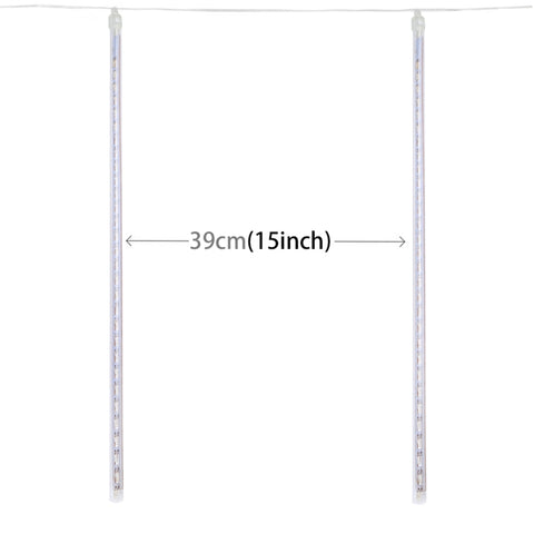 LED Decorative Light, Tube Diameter: 1.2cm, AC 100-240V, US, EU Plug Optional, 8PCS 50cm/Blue, 8PCS 50cm/Colorful, 8PCS 50cm/White