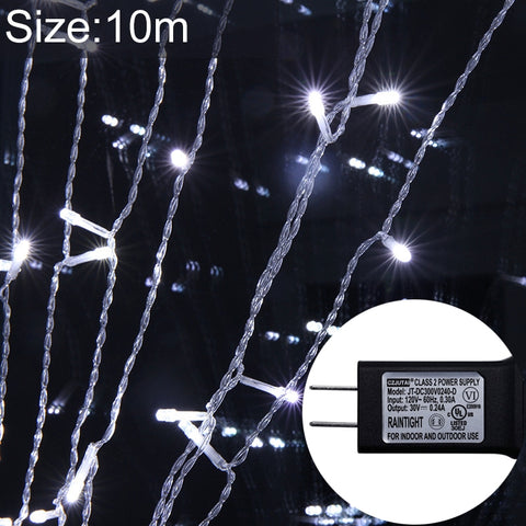100 LEDs Fairy String Decorative Light with End Joint & 8 Model Functions, US Plug, 10m Colorful Light, 10m White Light, 10m Warm White