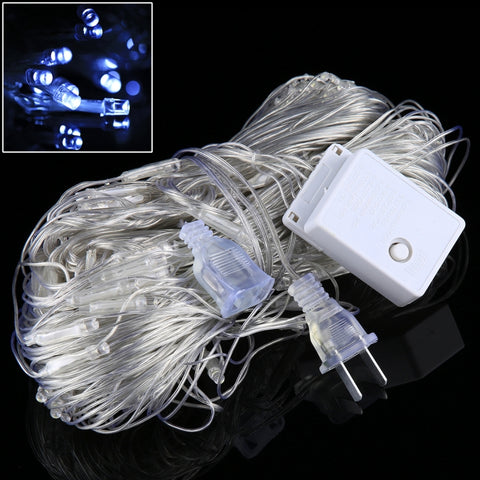 200 LEDs Reticular String Light with End Joint & Multi-function Controller, US Plug,  AC 110V, Colorful Light US Plug, White Light US Plug, Warm White US Plug