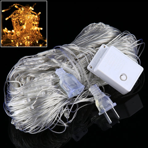 200 LEDs Reticular String Light with End Joint & Multi-function Controller, US Plug,  AC 110V, Colorful Light US Plug, White Light US Plug, Warm White US Plug