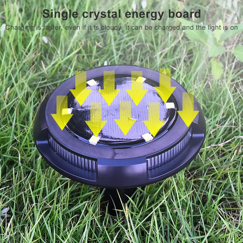 10 LEDs Solar Outdoor Garden Waterproof Buried Light, 10 LED