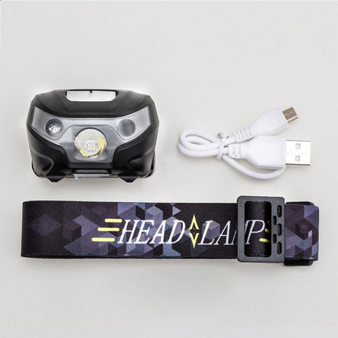 5W 4-Modes Waterproof White Light LED Head Lamp