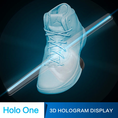 224 LEDs Hologram Holographic Display Fan with Remote Control, Support 4GB TF Card, AC 100-240V, 450 x 224 Pixels