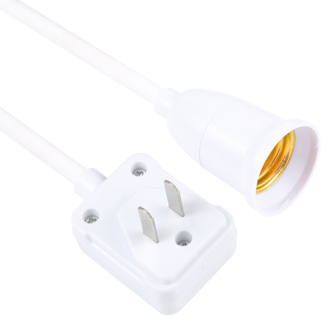 E27 Bulb Holder Flexible Extension Converter with Switch, US Plug, AU Plug, UK Plug, US Plug