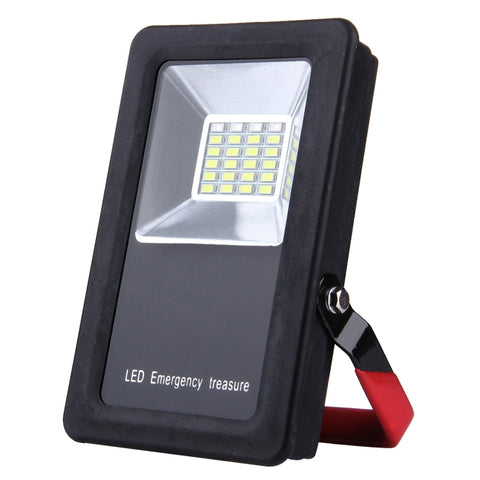 24 LEDs SMD5730 2400LM 6000-6500K Red and Blue Light Flashing Warning Lights Portable with Holder, 30W/2400LM 6000-6500K