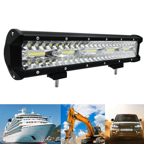 15 inch 75W 7500LM 6000K LED Strip Working Refit Off-road Vehicle Lamp Roof Strip Light, 15 inch 75W