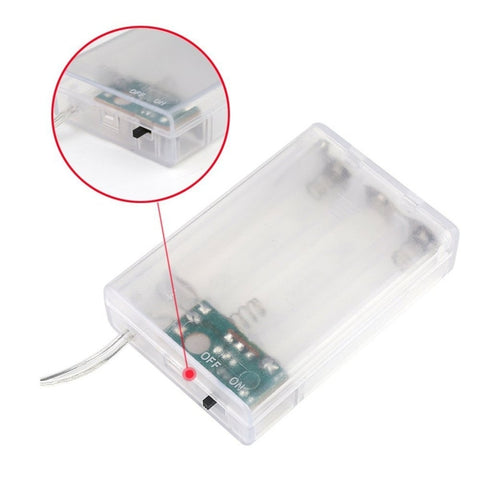 80 LEDs 3 x AA Batteries Box Chains Lamp Decorative Light for Home Hanging Pictures, DIY Party, Wedding, Christmas Decoration, 10m