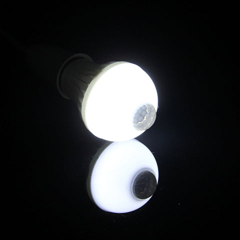 Sensor Distance: 4-6m, AC 85-265V, E27 9W White Light, E27 9W Warm White