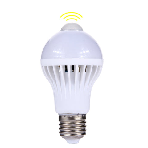 Sensor Distance: 4-6m, AC 85-265V, E27 9W White Light, E27 9W Warm White