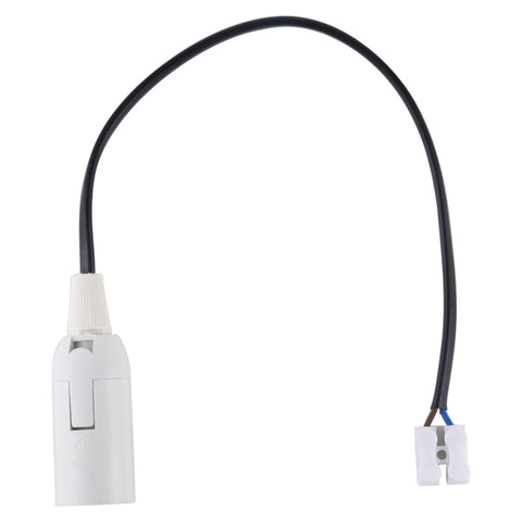 E14 Lamp Socket Base Holder with Electrical Wire Cable, Cable Length: 28cm, E14