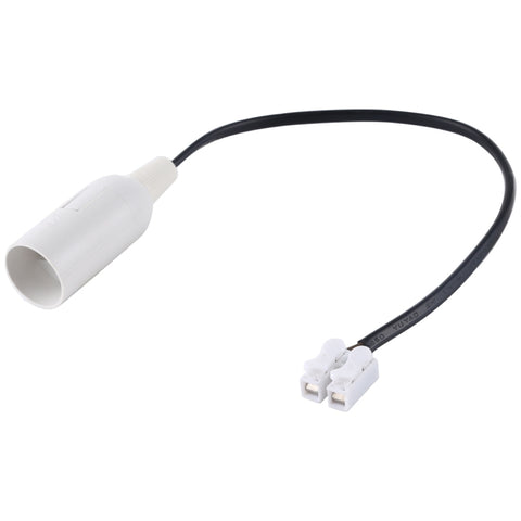 E14 Lamp Socket Base Holder with Electrical Wire Cable, Cable Length: 28cm, E14