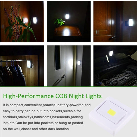 Switch Night Light Lamp, COB Rectangle