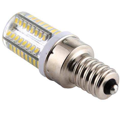 E12 SMD 3014 64 LEDs Dimmable LED Corn Light, AC 220V, E12