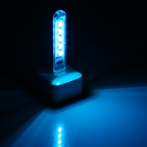 5V Colorful 5LEDs USB LED Light Portable Small Night Light with Switch