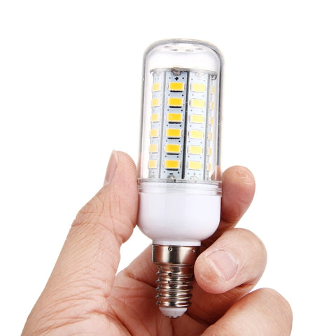 56 LEDs SMD 5730 Bulb, AC 220V, 5W 220V Warm White, 5W 220V White Light