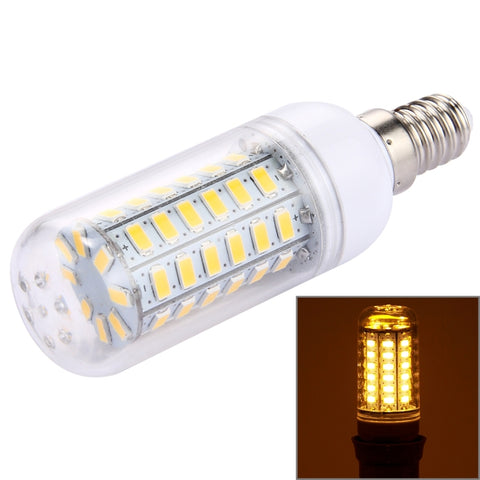 56 LEDs SMD 5730 Bulb, AC 220V, 5W 220V Warm White, 5W 220V White Light