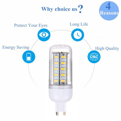 G9 3.5W 36 LEDs SMD 5730 LED Corn Light Bulb, AC 110-220V, AC 110-220V