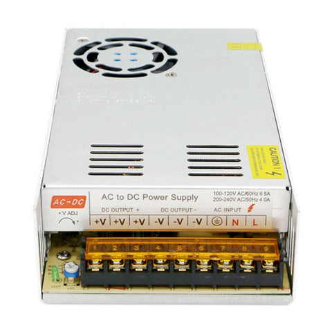 SOMPOM S-360-12 360W 12V 30A Iron Shell Driver LED Light Strip Lighting Monitor Power Supply, 360W 30A