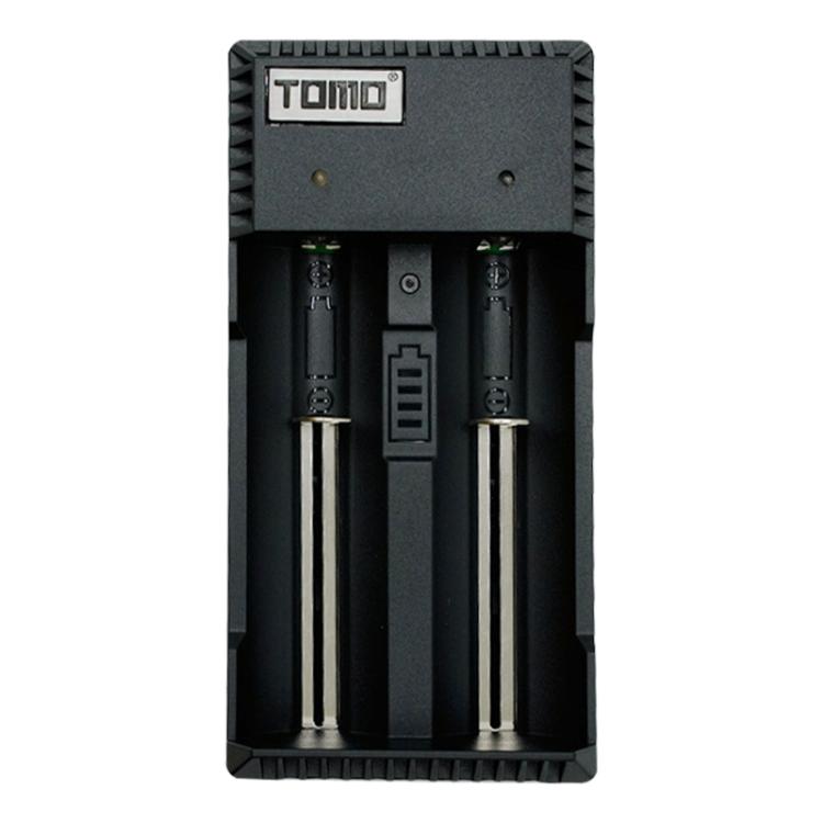 TOMO V6-2 USB Smart Battery Charger with  Indicator Light for 18650 / 18500 / 17650 / 16340 / 14500 / 10500 Li-ion Battery / AA / AAA Battery, TOMO V6-2