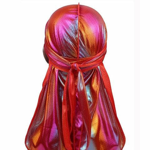 a-4 Laser Silk Imitation Long-tailed Pirate Hat Hip-hop Cape Hat Headkerchief