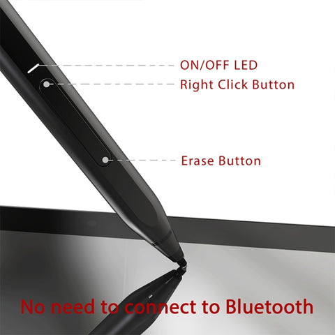JD03 Magnetic Touch Stylus Pen with Tilt Function for MicroSoft Surface Series, JD03 for MicroSoft Surface Series Black, JD03 for MicroSoft Surface Series Red, JD03 for MicroSoft Surface Series Silver