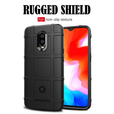Shockproof Protector Cover Full Coverage Silicone Case for OnePlus 6T, For OnePlus 6T