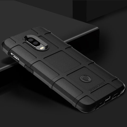 Shockproof Protector Cover Full Coverage Silicone Case for OnePlus 6T, For OnePlus 6T