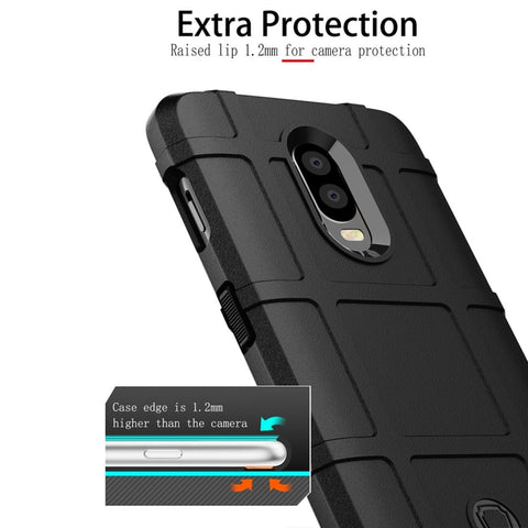 Shockproof Protector Cover Full Coverage Silicone Case for OnePlus 6T, For OnePlus 6T
