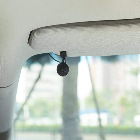 ZJ015MR Mono 3.5mm Angle Head Plug Car Navigation DVD External Paste Microphone, Length: 3m, Mono 3.5mm Angle Head