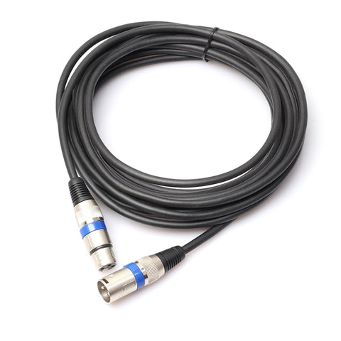 1.8m 3-Pin XLR Male to XLR Female MIC Shielded Cable Microphone Audio Cord, Length: 1.8m (Blue)