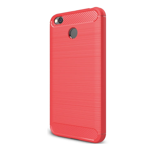 For Xiaomi  Redmi 4X  Brushed Carbon Fiber Texture Shockproof TPU Protective Cover Case , For Redmi 4X, Redmi 4X