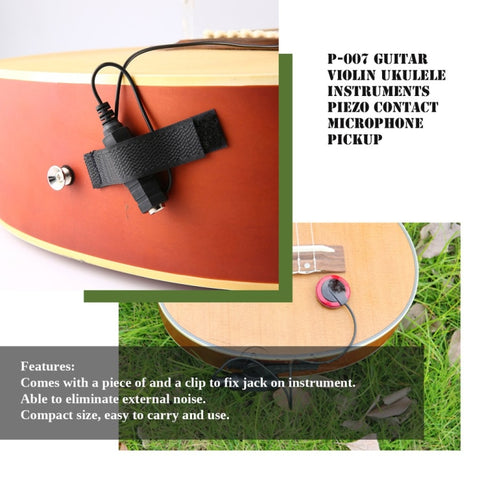 For Wooden Guitar Pasteable Multifunctional Sound Pickup, Pasteable Multifunctional Sound Pickup